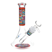 Pulsar Design Series Beaker Glass Water Pipe - Van Life