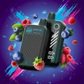 Bomb Blue Razz - 50K Puffs - 20mg/mL