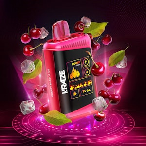 Kraze HD MEGA - Cherry Blast G Ice - 20K Puffs - 20mg/mL