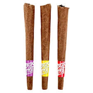BOXHOT Fatties - BOXHOT Fatties - Trifecta of Exotic Blunt Smoking Power Infused Blunts - Hybrid