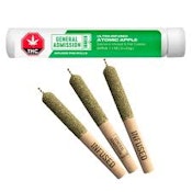 Atomic Apple Diamond Infused Pre-Rolls - Hybrid - 3x0.5g