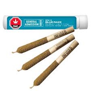 General Admission - General Admission - Blue Razz Distillate Infused Pre-roll - Sativa