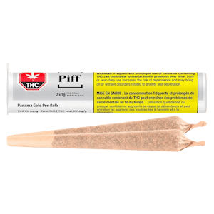 Piff - Panama Gold 2 x 1g Pre-Rolls