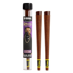 Smoke Aresenal  - G-Rollz 'The Dog' Terpene Infused Herbal Blunt Cones (Purple Haze)