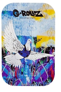 Smoke Aresenal  - G-Rollz Banksy's Graffiti 'Bulletproof Dove' Magnetic Premium Tray Cover - Medium