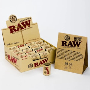 Smoke Aresenal  - RAW Hemp Wick 10ft/ 3 meters