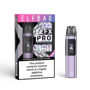 Smoke Aresenal  - Elfx Pro Open Refillable Pod Starter Kit (Purple)