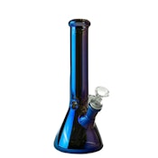 10"  Metallic Glass Bong