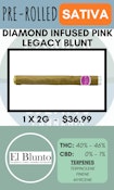 EL BLUNTO - PINK LEGACY 2G DIAMOND INFUSED BLUNT