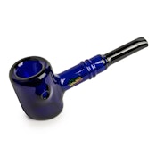 5" Poker Hand Pipe Blue