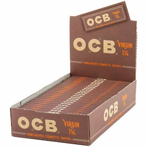 OCB - OCB Virgin Unbleached 1 1/4 Rolling Papers
