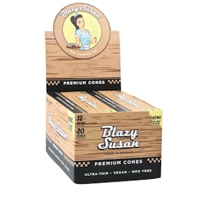 Blazy Susan - Blazy Susan Unbleached KS Pre-Rolled Cones 20pack