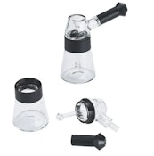 Cheech - 5" Metal Wrapped Glass Lantern Bubbler with Perc