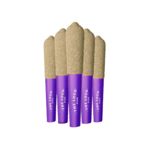 The Loud Plug - THE LOUD PLUG - DRIPPYZ PURPLE POM-G INFUSED PRE-ROLL - 2.5 GRAM - 5PK
