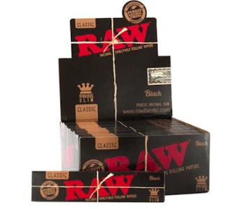 RAW - Raw - Black King Size Slim Rolling Papers