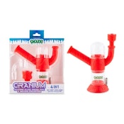 Ooze Cranium 4 in 1 Water Pipe - Scarlet