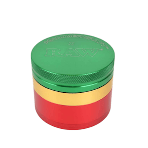 RAW - Grinders - 2" Raw Aluminum 4-piece Hammercraft (rasta)