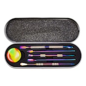 The Ultimate 7-Piece Metal Dab Tool Kit - Rainbow