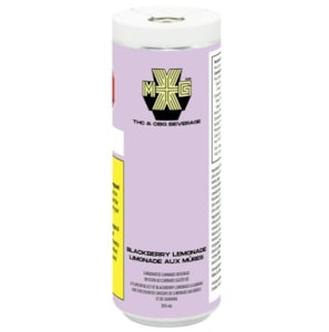XMG+ - Blackberry Lemonade 1:1 THC:CBG + Caffeine 355ml Beverage - XMG+