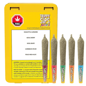 Trippy Sips - Juicy 5 Variety Pack 5 x 0.5g Infused Pre-Rolls Trippy Sips
