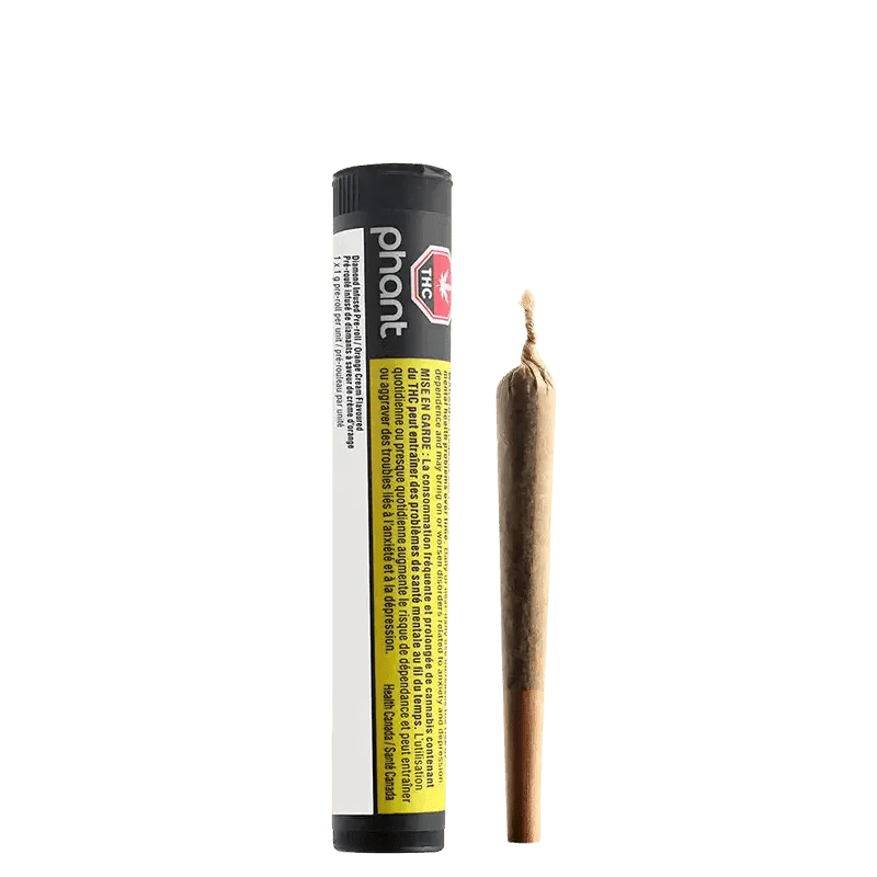 PHANT - Orange Cream 1 x 1g Diamond Infused Pre-Roll Phant Main Image