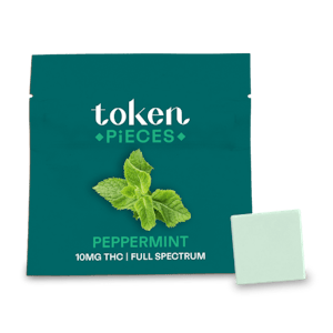 Token Pieces - Peppermint 1 x 10mg Chocolate