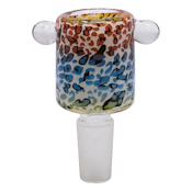 Bowl: Rainbow Spotted Glass 14mm