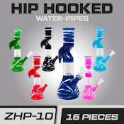 Bong: 10" Mini Hook Zong with Perc