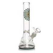 Cheech & Chong Glass - Fibonacci Beaker Base Water Pipe - 10"
