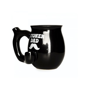 West Coast Gifts - Moustache Stoner Dad Mug Pipe
