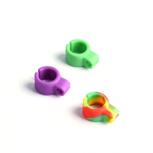 West Coast Gifts - LIT Silicone Ring Cig Holder (3/PK Assorted Colours)