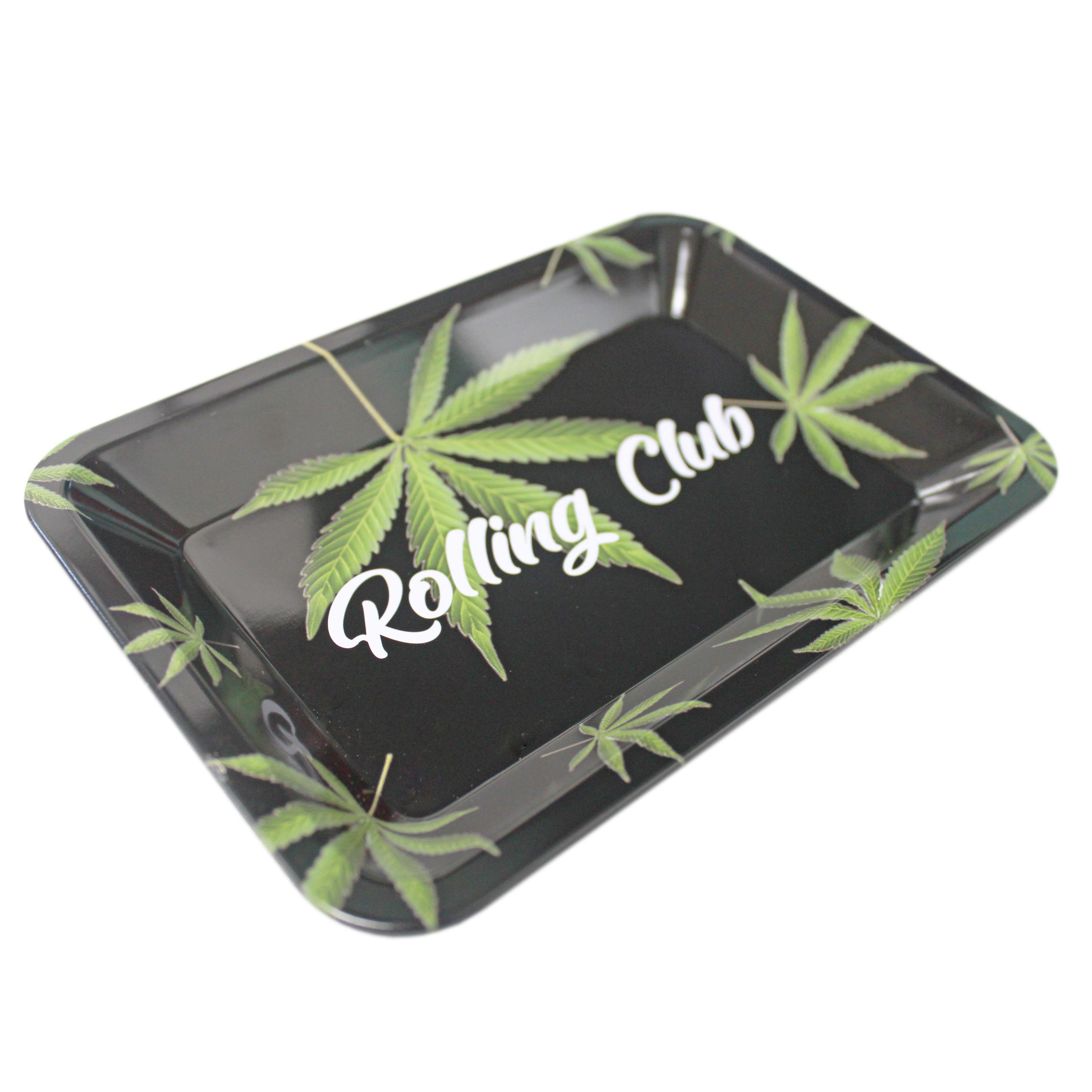 Rolling Club Metal Rolling Trays (small) - Leaves