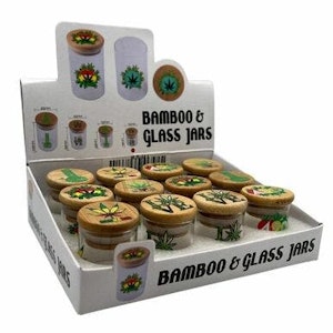 Smoke Aresenal  - 33g Glass Jar w/ Wooden Top