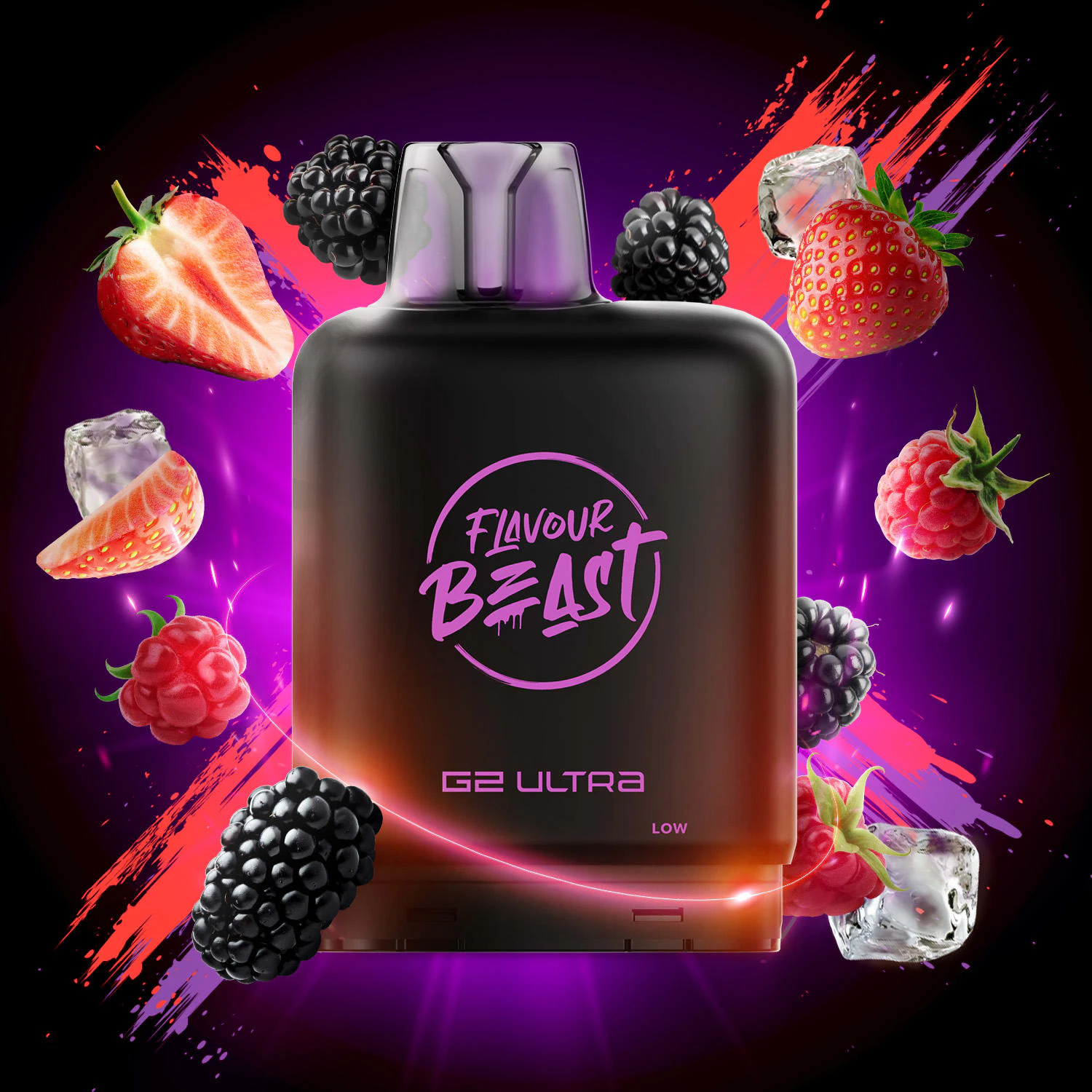 LEVEL X - G2 ULTRA - Tangy Berries (Iced) - 50K Puff - 20mg - LEVEL X Main Image