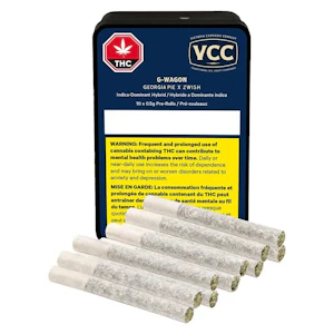 Victoria Cannabis Company - 10 X 0.5g G - Wagon Pre - Rolls