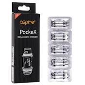 Regular Aspire Pockex Coils (5pk) 0.6ohm