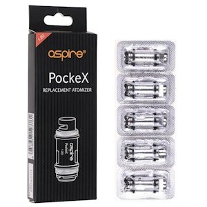 Valor Distributions - Regular Aspire Pockex Coils (5pk) 0.6ohm