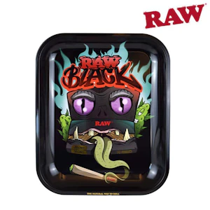 Raw - Raw Black - Tin Monster Rolling Tray - Large