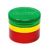 Rasta Aluminum Grinder by Raw X Hammercraft