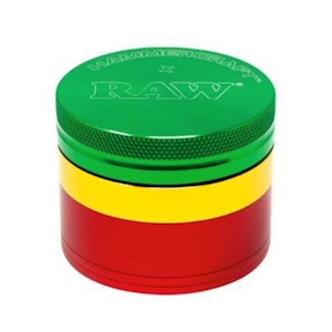Raw - Rasta Aluminum Grinder by Raw X Hammercraft