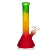 10" Frosted Beaker Base Water Pipe