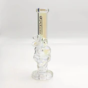 Electroplated Skull 10" 5mm Glass Bong SUNSHINE