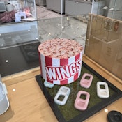Food 4-Piece Grinder - Popcorn & Wings