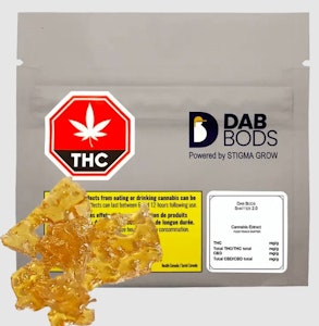 Dab Bods - Peach Fuzz Shatter 2.0 1g