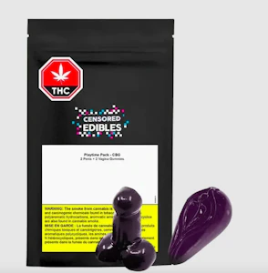 Censored Edibles - Playtime Pack - CBG 4 Pack Soft Chews