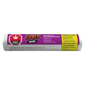 SHRED X - Wild Berry Blaze Heavies 3 x 0.5g Diamond, Disty & Terp Infused Pre-Rolls by Shred X