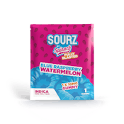 Multipack of 10 Fully Blasted Blue Raspberry Watermelon 10 x 10mg Soft Chews by Sourz