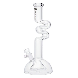 OG Original - 12" 5mm OG Original Twisted Dome Percolator Bong (Clear)