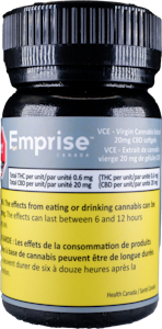Emprise - Emprise - VCE CBD Capsules 'RSO' 30x20mg | 600mg CBD