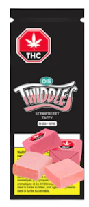 Olli Twiddles - OLLI TWIDDLES - Original Strawberry Taffy CBG/THC 3:1 soft chews